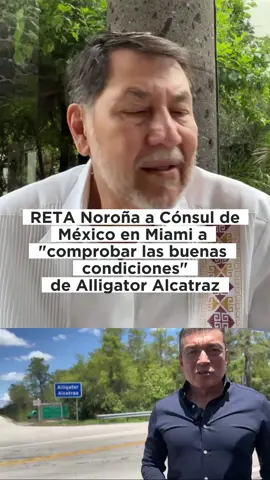 Durante un live para sus redes sociales, el Senador Gerardo Fernández Noroña se lanzó contra el exgobernador de Chiapas, Rutilio Escandón quien hoy es cónsul de México en Miami quien afirmó que han “hecho mala fama” a Alligator Alcatraz respecto a las supuestas condiciones inhumanas en que se encuentran los migrantes. . . . #alligatoralcatraz #noroña #rutilioescandon #consul #cafeciudadano 