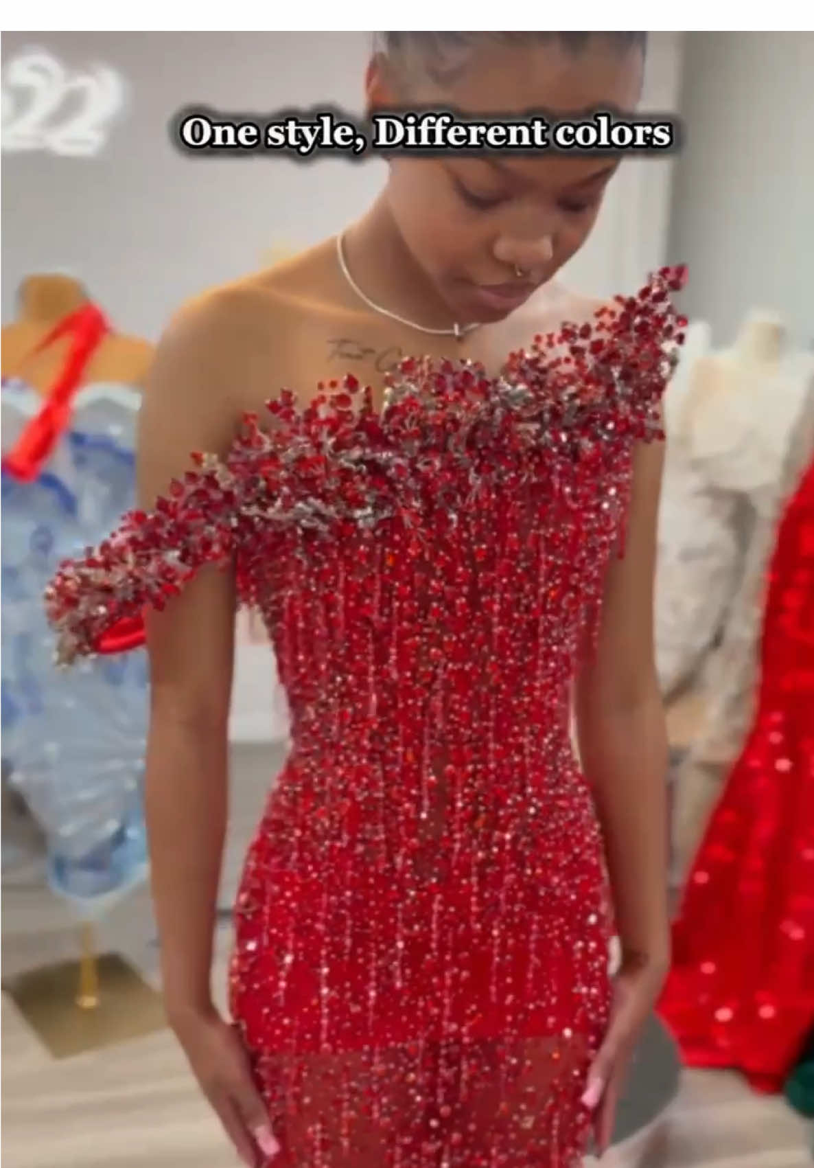 Which color do you love the most 🥰🥰🥰 Same style, different colors, same slay 🥰🥰 #prom2026 #promdesigner #promslay #dmvdesigner #promseason2026