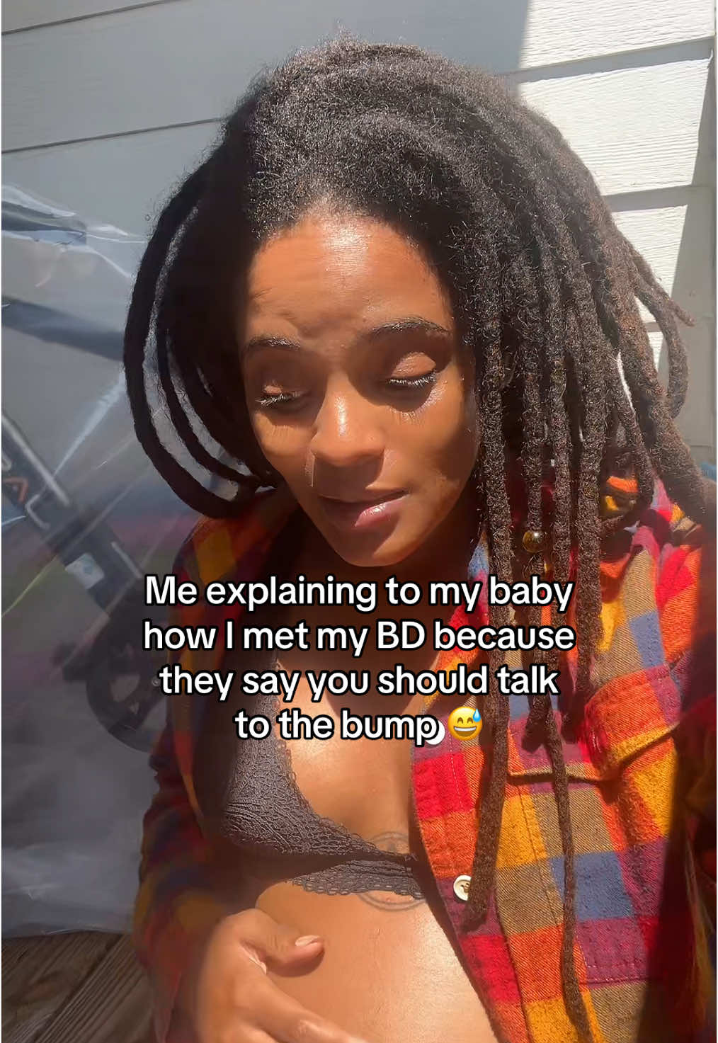 Giving the baby all the tea 😅😅😅 