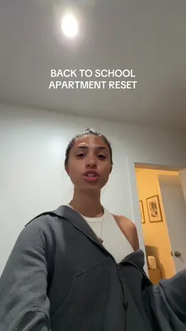 BTS apartment reset!! #paschool#medicine#apartmentreset#fallsemester 