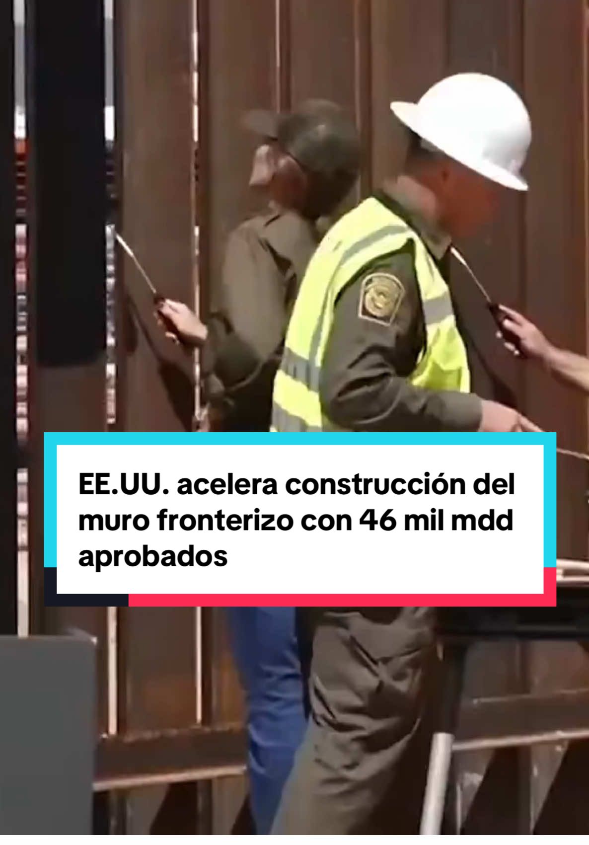🚧 El Congreso aprobó 46 mil mdd para el muro fronterizo: 📌 1,300 millas de muro 📌 900 millas de boyas 📌 Sensores, radares, drones y aerostatos incluidos 👉 @President Donald J Trump : “Recuperaremos los materiales y los instalaremos”.  #DonaldTrump #BorderWall #unitedstates #Trump 