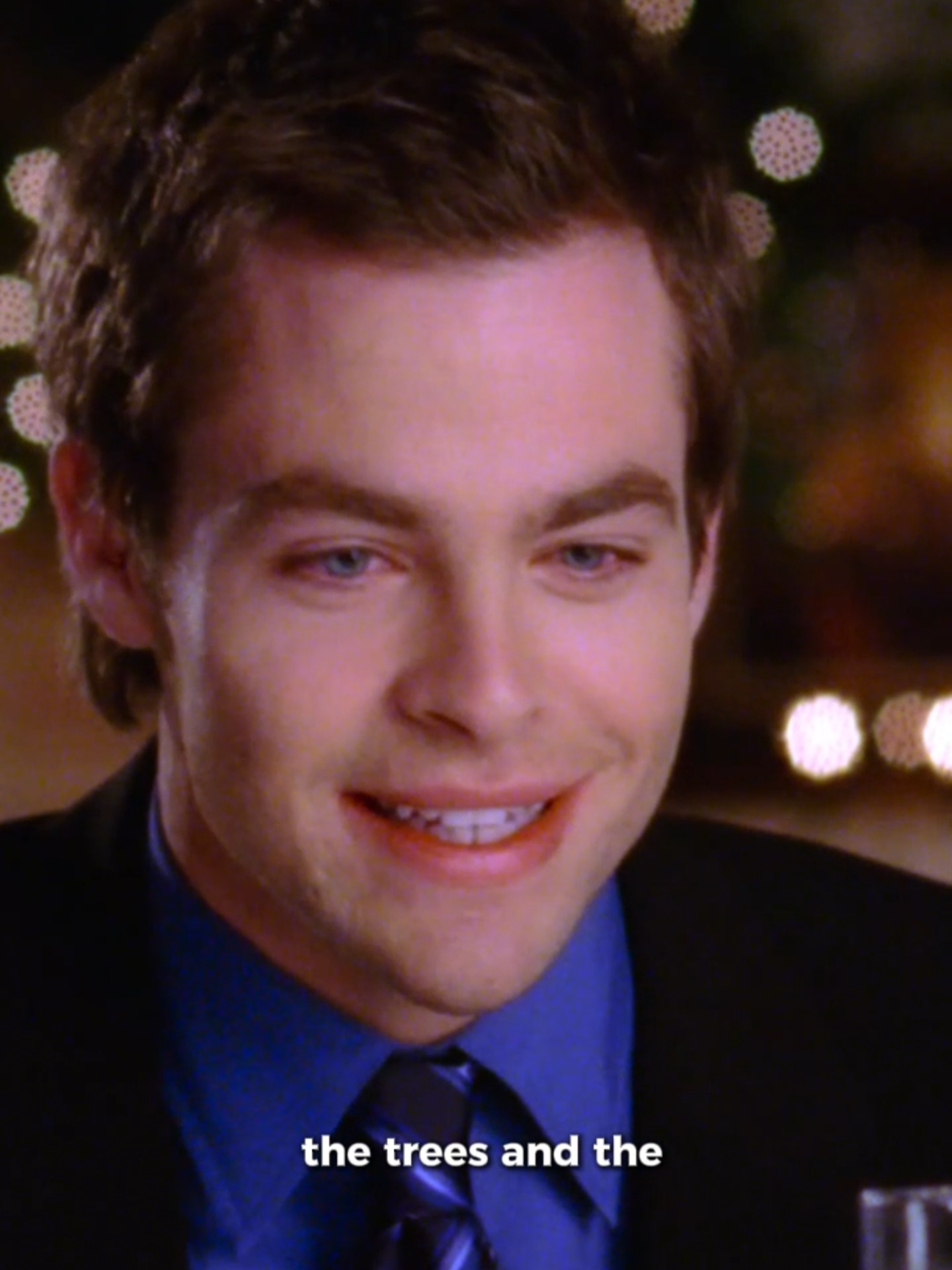 #ChrisPine appreciates movies as much as we do in #BlindDating, where he plays a young blind romantic looking for love. Happy birthday to the man behind so many of our favorite charmers! #nowstreaming