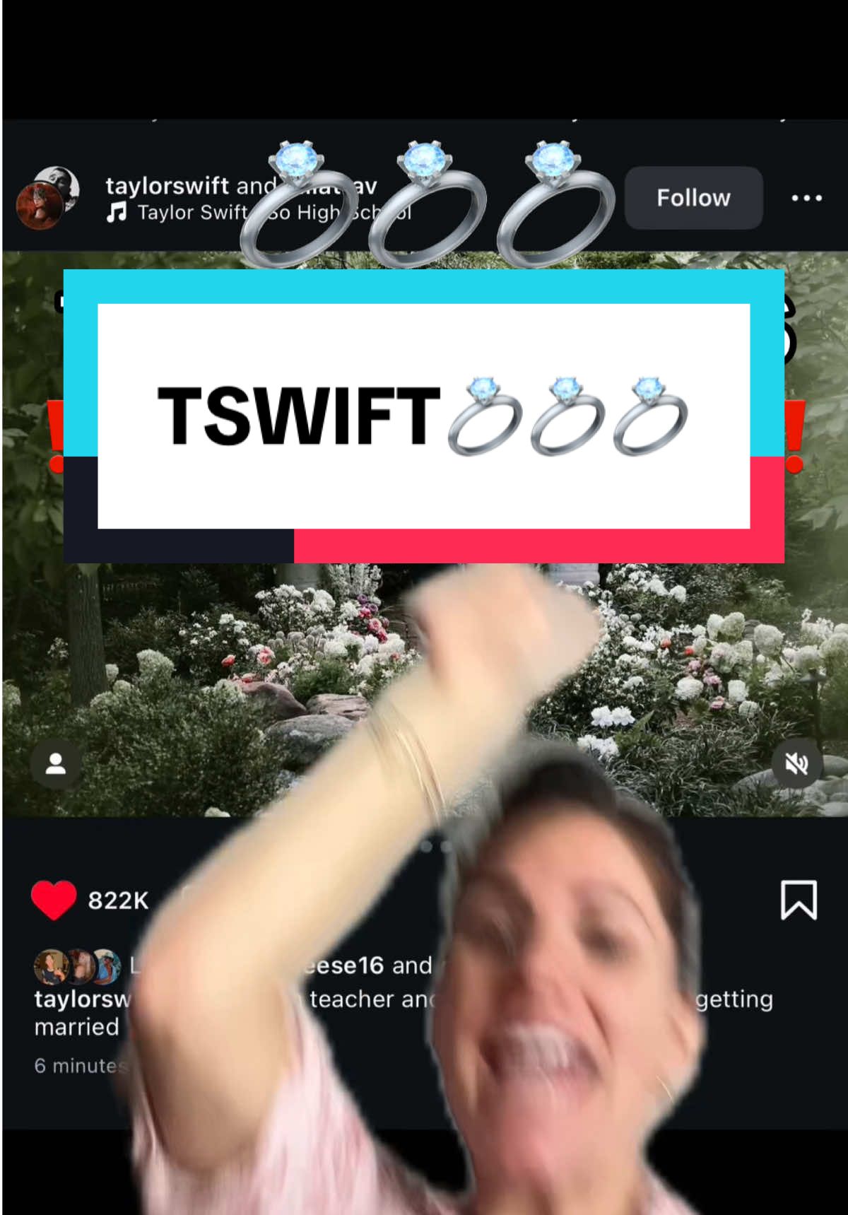 OUR GIRL IS ENGAGED💍💍TELL EVERYONE!!!!!!! #taylorswift #entertainmentnews 