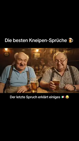 Die besten Kneipen-Sprüche 😂 #viral #arminprobiert #deutsch #ki #fürdich 
