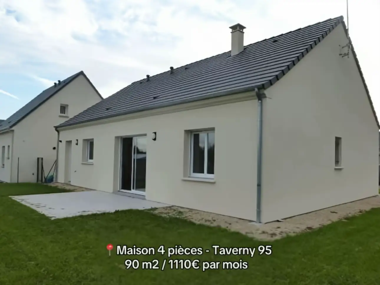 Maison 4 pièces - Taverny 95 90 m2 / 1110€ par mois