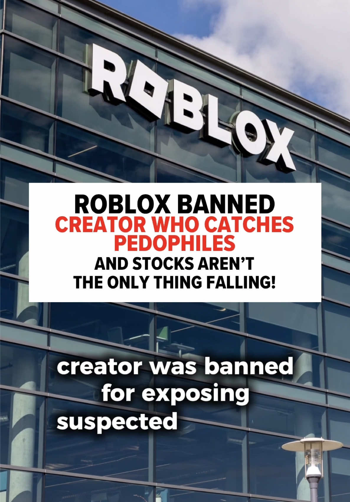 Popular #ROBLOX YouTube creator, @Schlep , was banned and sent a cease and desist regarding his “predator catching videos.” Let’s just say, the internet is not happy about this move from Roblox. 👾 TMZ’s @aiden marks breaks down this situation!