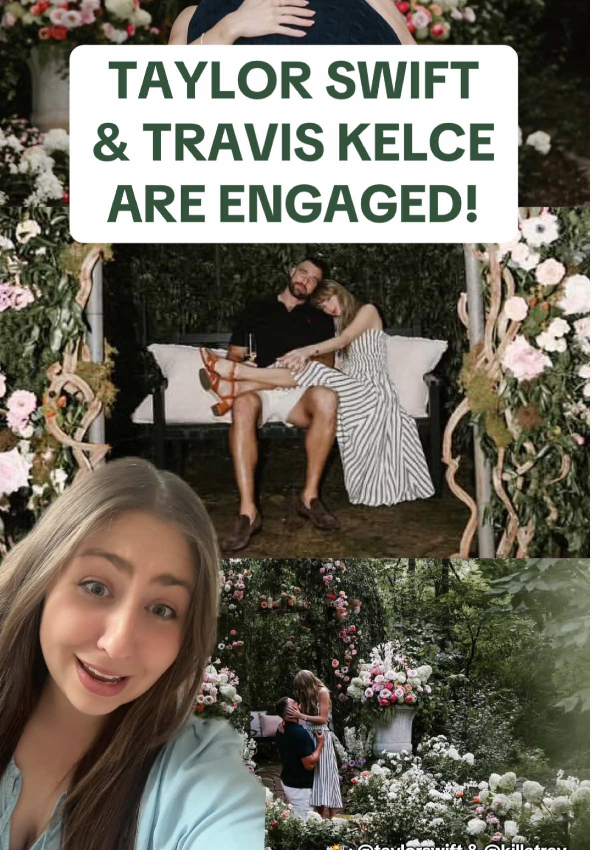 OMG mom and dad are ENGAGED 😱💍🚨 Congratulations @Taylor Swift & @Travis Kelce 😍 AHH! #taylorswift #traviskelce #taylorswiftengaged #taylorandtravis #musicnews 