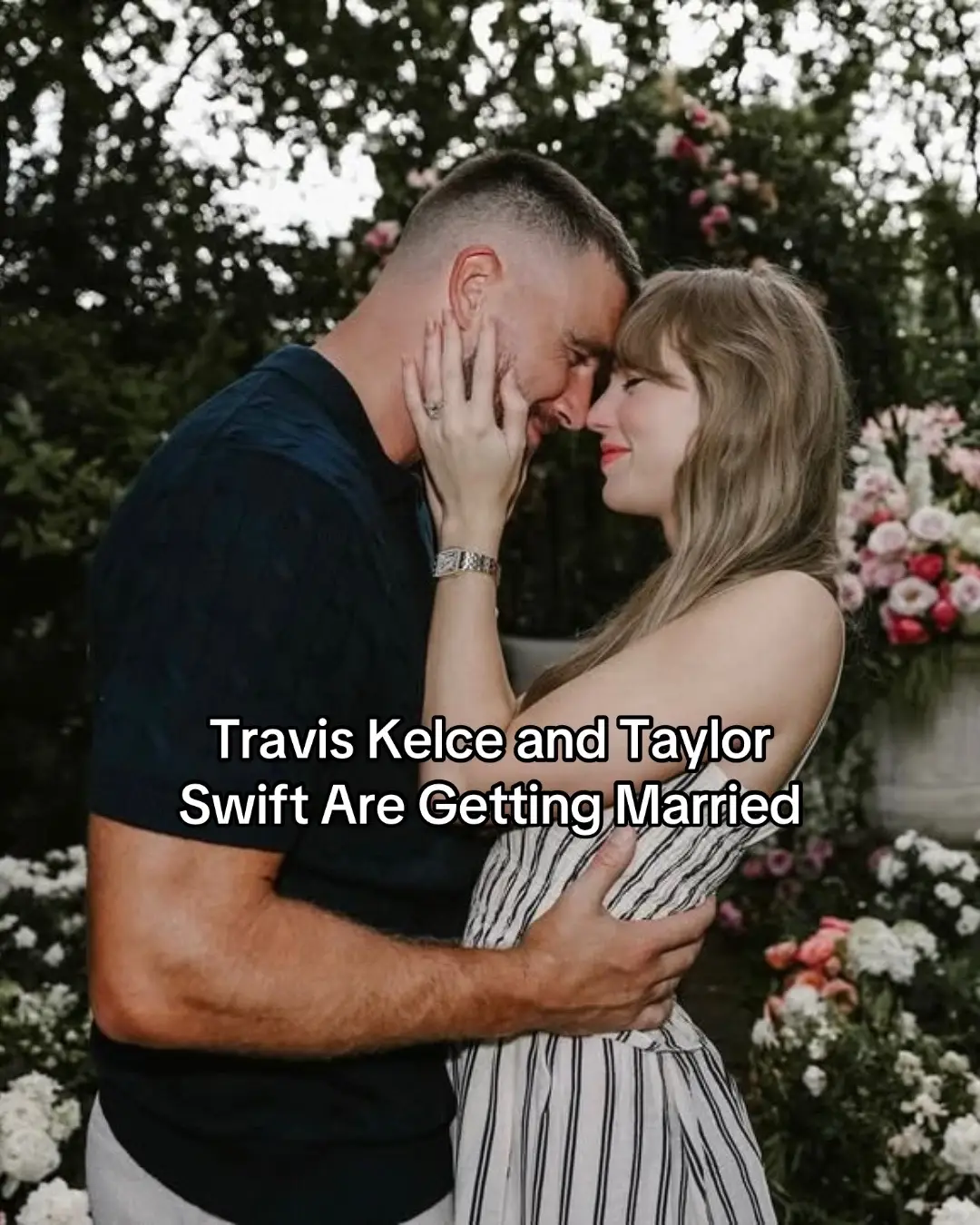 It’s a love story! Congratulations are in order to @Taylor Swift and @Travis Kelce who took to Instagram today to announce their engagement. #TaylorSwift #TravisKelce 