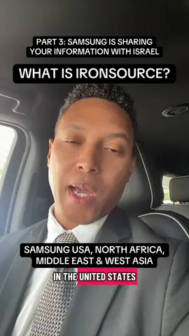 PART 3: Samsung is sharing your information with our “Ally” Israel. What is IronSource? #fyp #viral #samsung #technology #israel