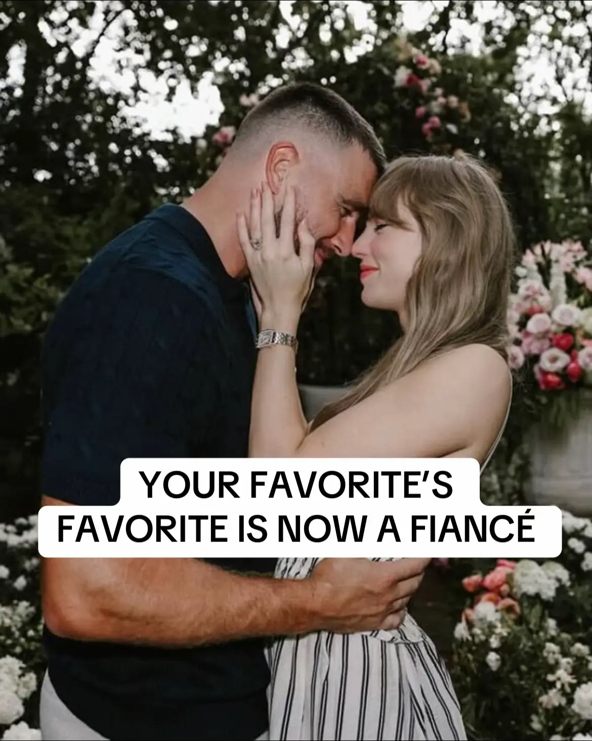 Congratulations to Taylor Swift, Travis Kelce, and Swifties 💜 #taylorswift #traviskelce #sports #engaged