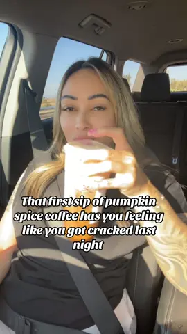 That first sip of coffee in the morning is the best #coffeeaddiction #pumpkinseason #starbucks #msmelcee 