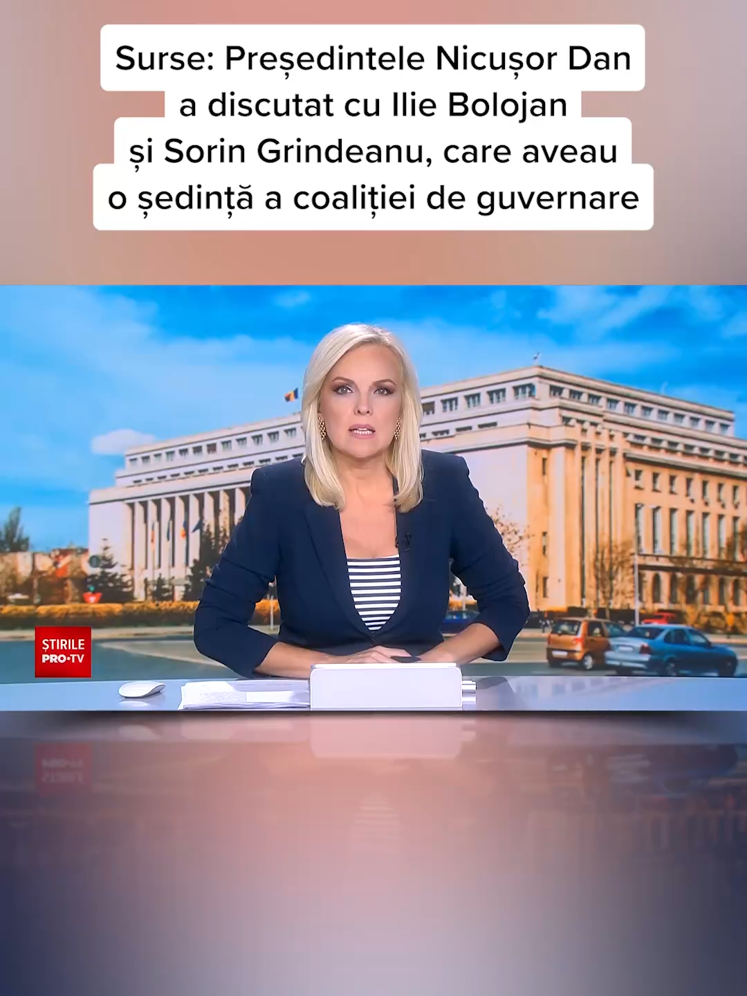 Președintele Nicușor Dan a participat, marți, la o discuție cu premierul Ilie Bolojan și liderul PSD Sorin Grindeanu chiar când avea loc o ședință a coaliției de guvernare. #news #stiri #protv #protvromania #stirileprotvdeastazi