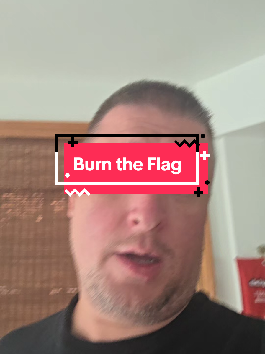 US Flag Code (4 USC Ch.1) is not enforceable and carries no penalty, but to assert that flag burning is illegal is just stupid. The code also says you cant make any clothing with the flag, but check any MAGA rally.... #flagburning #freespeech 