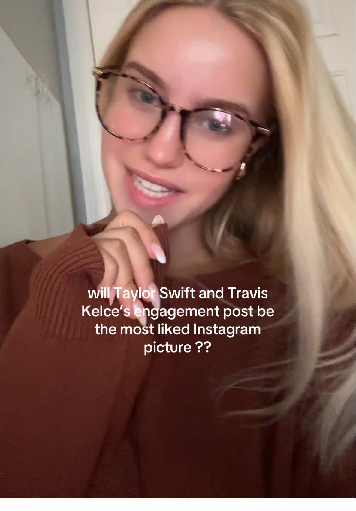 Taylor Swift and Travis Kelce’s engagement post is the fastest growing Instagram post ever? #taylorswift #traviskelce #engagement #trending #taylorswiftengaged 