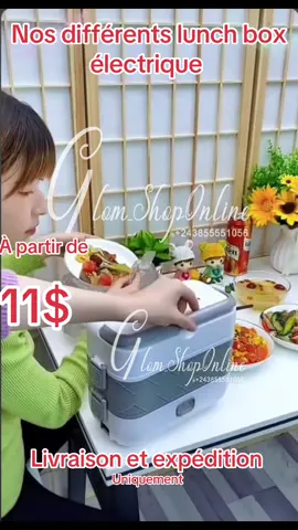 Nos lunchs sont disponibles à partir de 11$ commandez sur WhatsApp nous livrons et expédions uniquement 