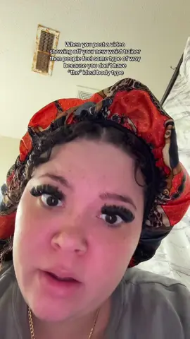 No im kidding, I’ve only had a couple of haters but the amount of LOVE I have received for posting the video is actually INSANE. #foryou #fatgirl #biggirl #waisttrainer