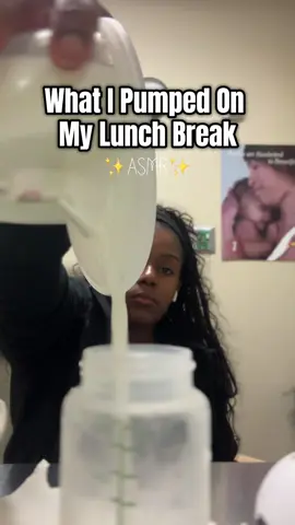Pump & Pour Lunch Break Edition ✨ #asmr #momcozym5 #oversupplymom #workingmomlife #howtoincreasemilksupply 