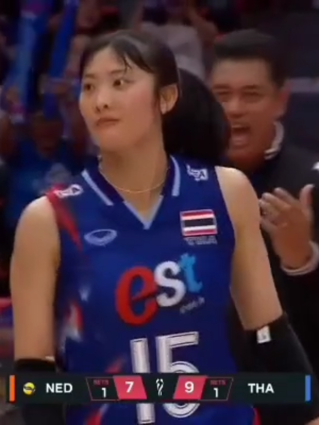 ชอบ energy นี้ ดุดันไม่เกรงใจใคร สุดๆไปเลยย #volleyballworld #วอลเลย์บอล #วอลเลย์บอลหญิงชิงแชมป์โลก2025 #นุกนิกณัฏฐณิชา #nickiinstagram 