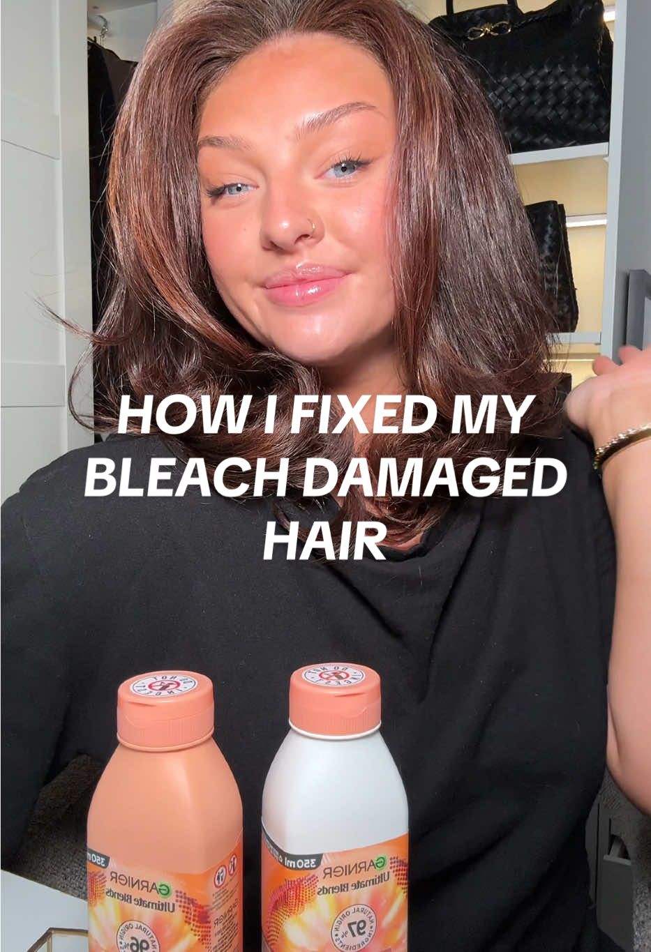 Replying to @Ells 🎱🎻❤️ AD Me and @Garnier hairfood? Yeh, we go way back 🍍🍌 #hair #hairfood #healthyhairroutine