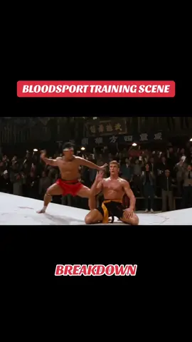 The training session in Bloodsport was wild #throwback #movie #80s #breakdown 