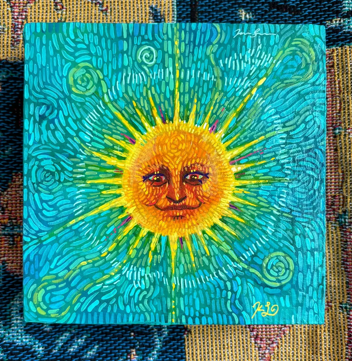 Viridian Sun #paintinf 