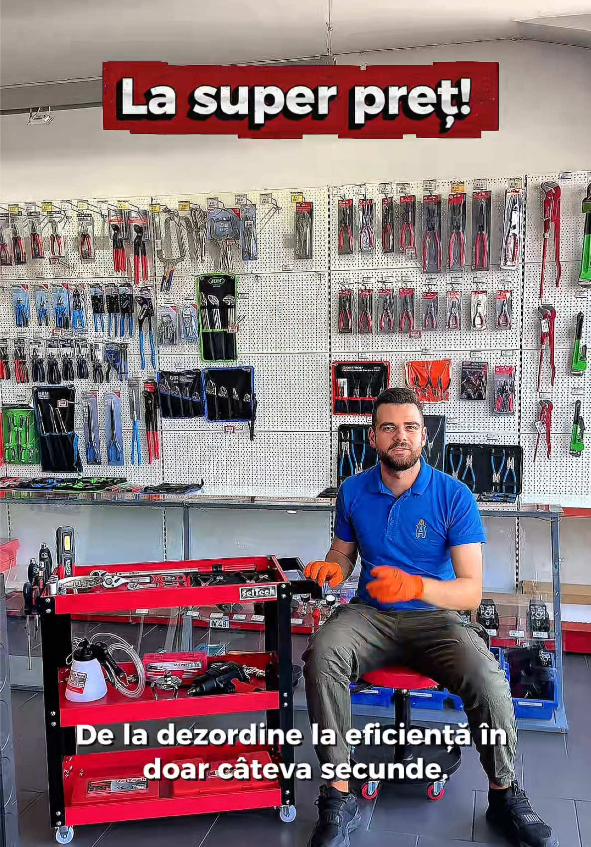 Cărucior metalic cu 3 rafturi de la SelTech ✅  Indiferent că ai nevoie de el la locul de muncă sau acasă, important este că ai nevoie de el 🤩 Este foarte rezistent și practic și cu ajutorul lui poți să îți organizezi mult mai ușor lucrurile, dar îți va fi și mai ușor să le iei cu tine 🧰 Poți să îți aranjezi foarte practic uneltele din atelier și să le ai mereu la îndemână 👍🏼 Iar, după muncă, poți să îl folosești pe cel de acasă, în care ți-ai organizat orice alte lucruri pe care le folosești în diferite locuri din curte. 🥳 Comandă-ți chiar acum propriul tău cărucior și beneficiază de un preț super bun, dar și de livrare în 24 de ore! 🤩👏🏻 Ne găsești online sau în showroomul de pe Bulevardul Independenței 21C din Baia Mare, Maramureș! 🚙 #selectauto #seltech 