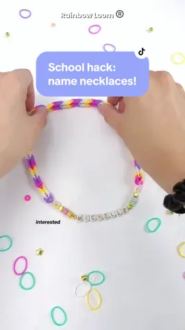 Share with a friend who’d love this idea! This new Bead & Braid kit combines beads and rubber bands to help you make unique, personalized creations 🌟💫  #rainbowloom #backtoschool #schoolhacks #autoloom #newproductlaunch 