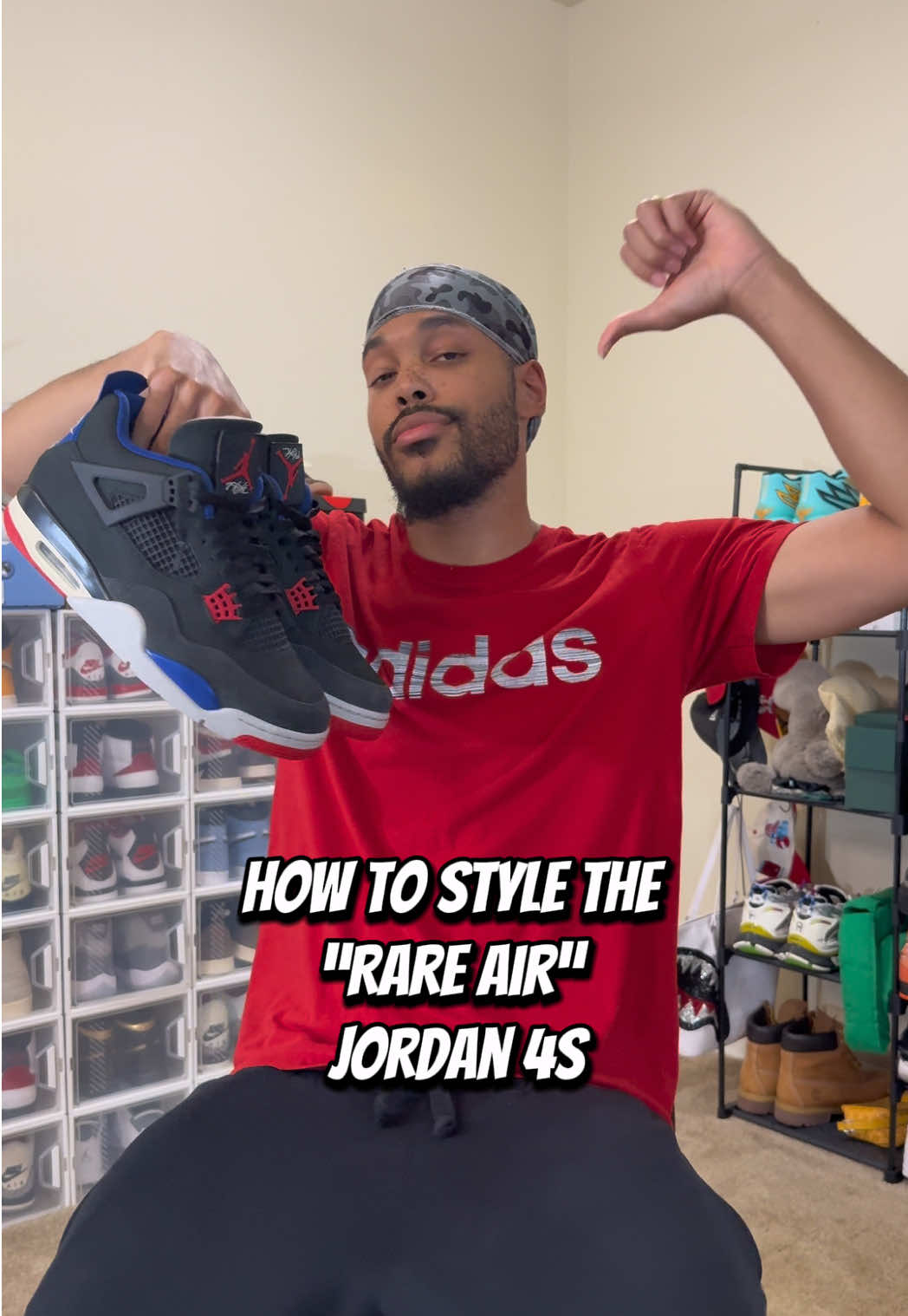 How to style the Rare Air Jordan 4s with some vintage and newer pieces. Tell me what you think in the comments.  #fyp #outfitinspo #sneakers 