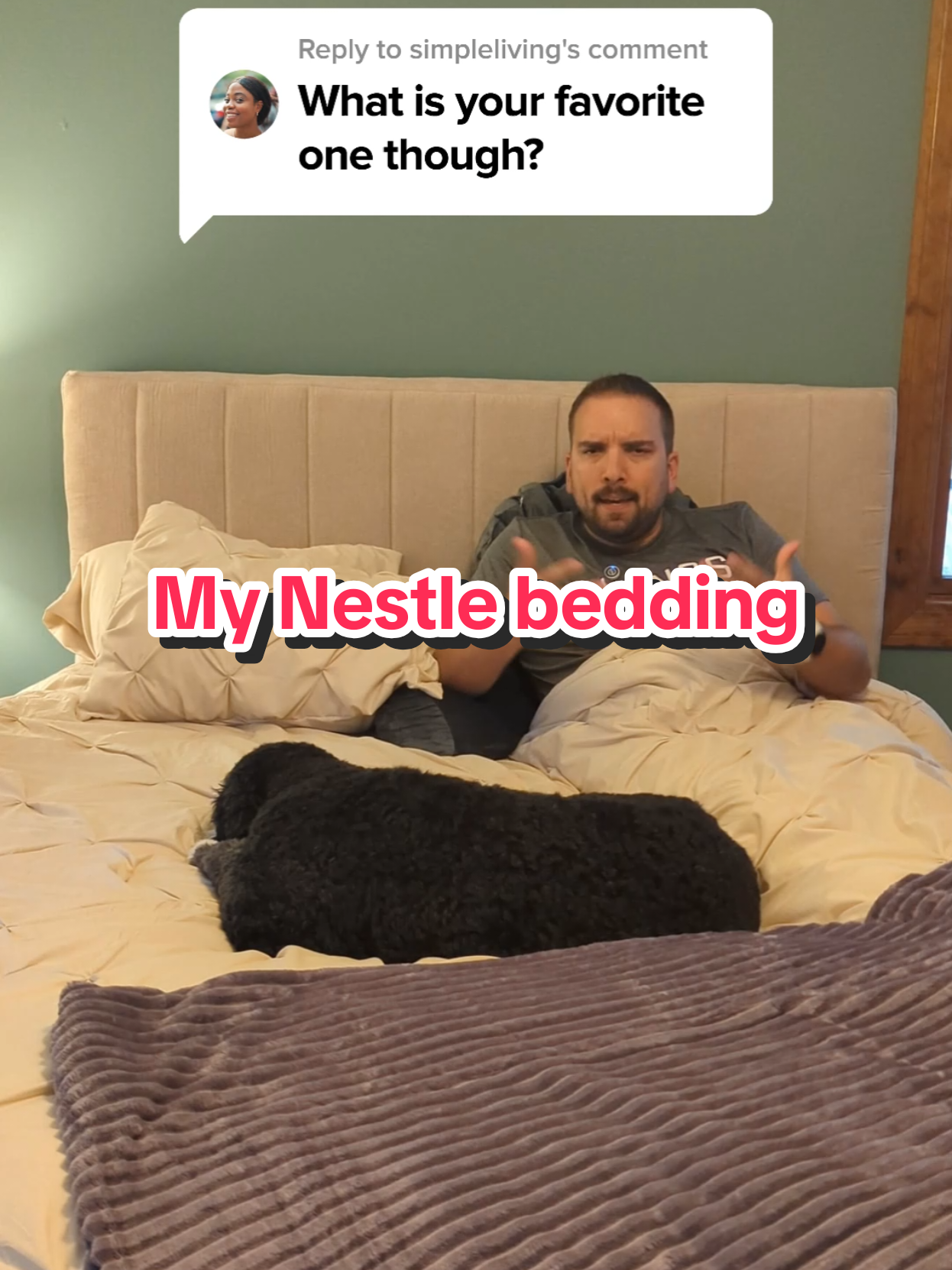 Turn your bedroom into the ultimate cozy setup ✨ The Nestl stick-on headboard instantly upgrades your space without the hassle. Wrap yourself up in the soft microfleece throw blanket, then stretch out on the seven-piece pinch pleated bedding set that feels straight out of a luxury hotel. And when it’s time to read, scroll, or relax, the comfy bed rest pillow has your back (literally). 🛏️ #TikTokMadeMeBuyIt #BedroomMakeover #CozyVibes #Nestl #HomeDecor