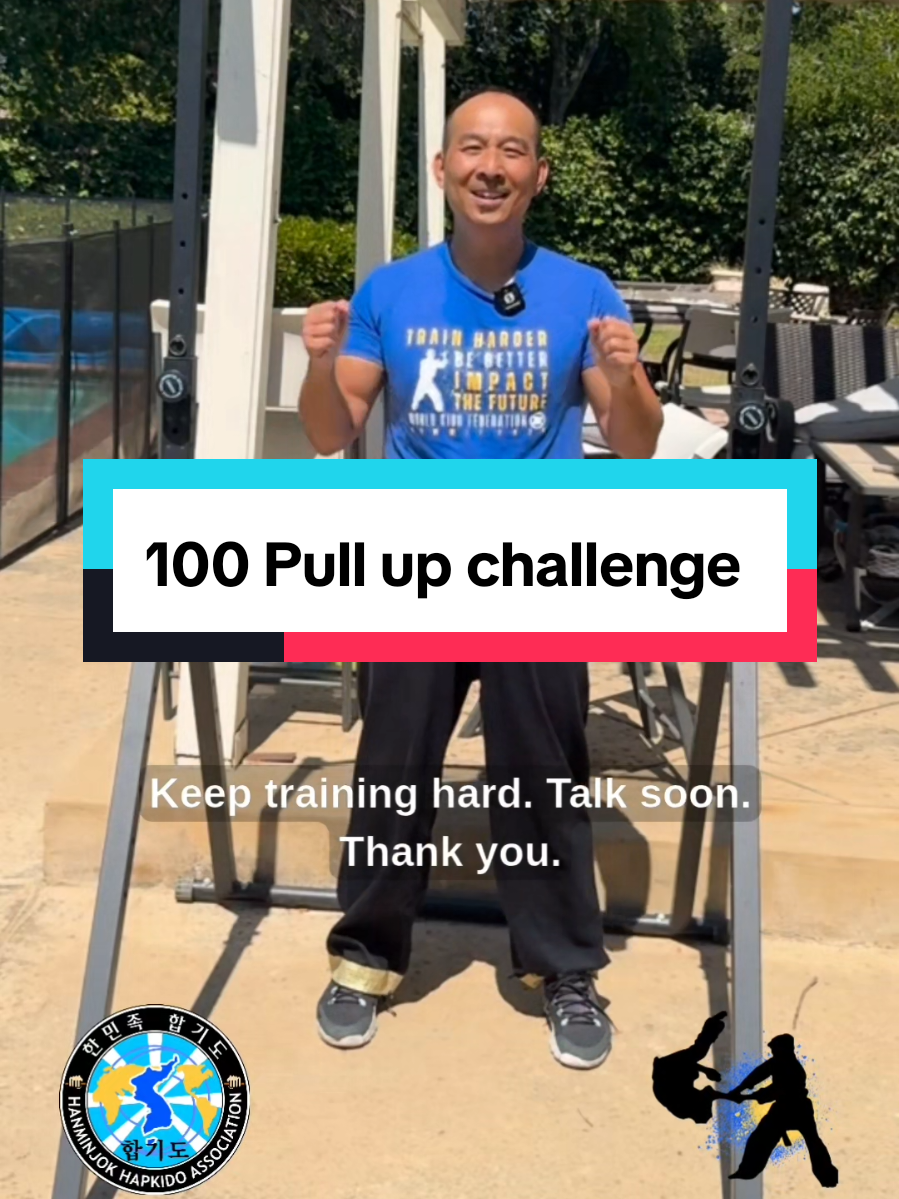 Launch of our Tuesday Training Check-ins with GM Steve - 100 pull ups a day challenge We’re excited to share our first ever Tuesday Training Check-in with Grand Master Steve!  Once a month, GM Steve will be checking in to share a martial art or fitness tip that he uses for his own training!  Get an insider look into the actual exercises and routines that GM Seo incorporates into his own training that can help your martial arts and fitness journey. For this inaugural check-in, GM Steve is sharing his pull up routine!  Look out for more monthly Tuesday Training Check-ins in the future!  WKF, let’s go!! #worldkidofederation #kuksool #hapkido #국술합기도 #한민족합기도 
