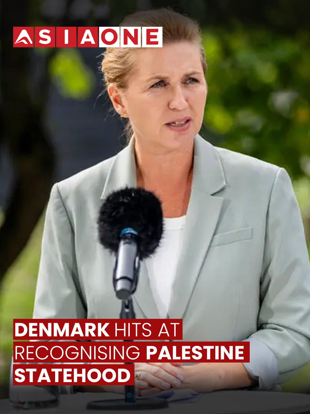 Denmark Hints at Recognising Palestinian Statehood | Asia One News #Asiaone #EnglishNews #asiaone #Denmark #Statehood