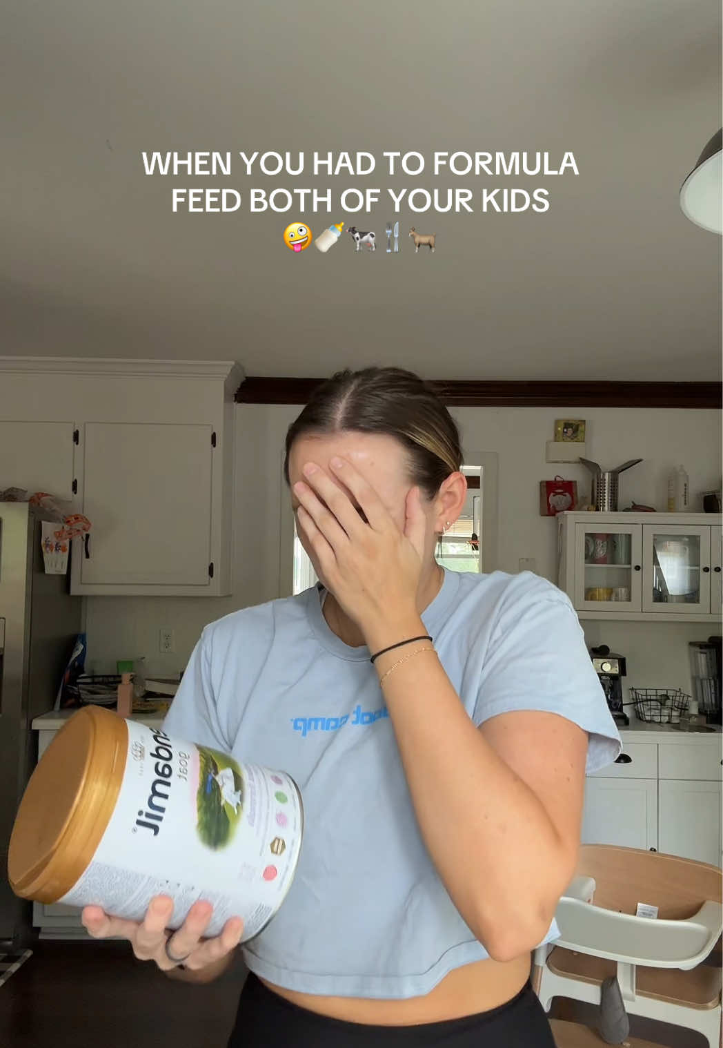 The haters are going to tell me that “I’m lazy” or that I “gave up”🤭 My breastfeeding journey BOTH times was short lived due to my supply, and it’s taken a ton of mental strength to not let switching to formula make me feel guilty!  Luckily @BobbieBaby helped my now 3 year old thrive and @kendamil.usa created the best goat milk formula for my dairy intolerant 8 month old🤍 • • #formulafeeding #formulafed #fedisbest #breastfeedingjourney #motherhoodjourney 