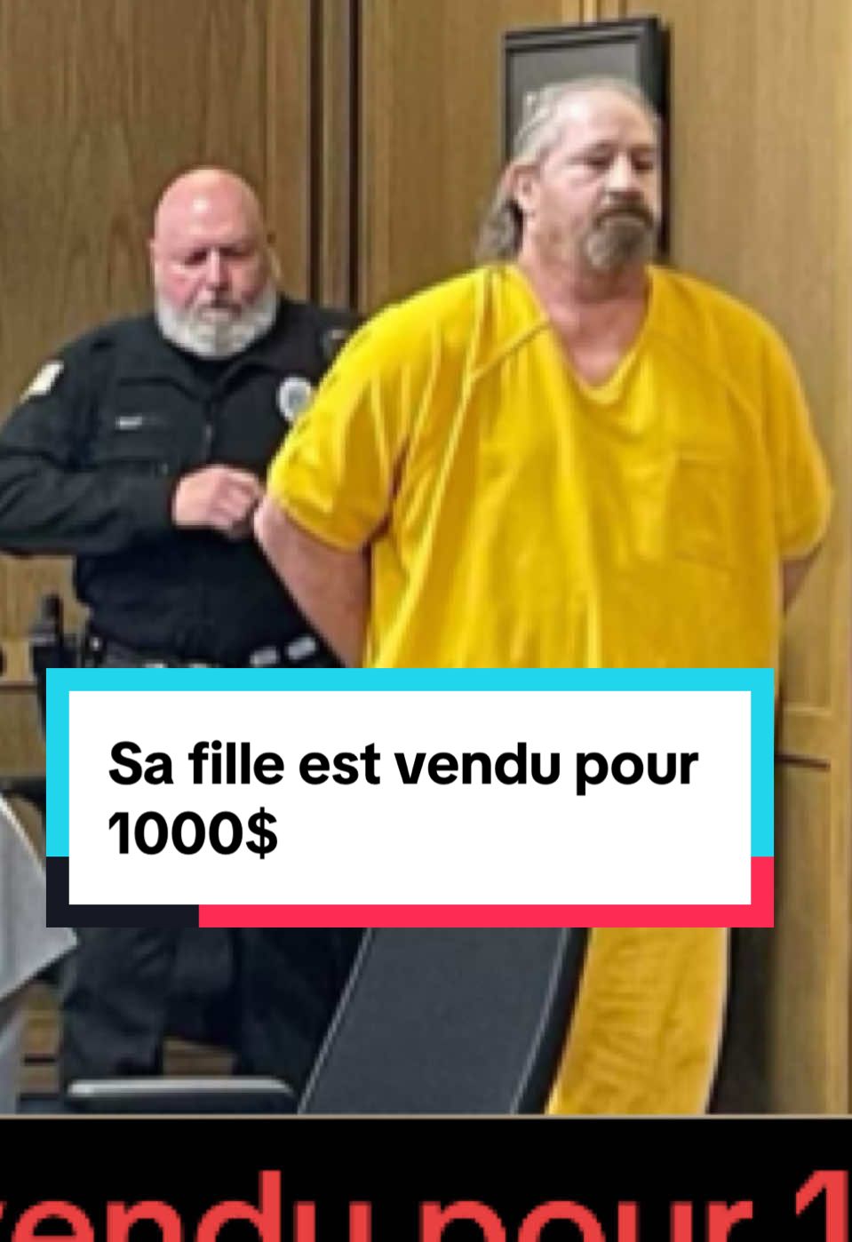 Sa fille est vendu pour 1000$ #crime #criminel #police #justice 