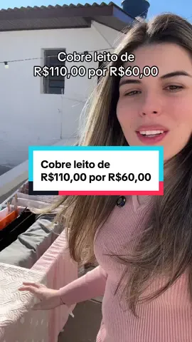 Cobre leito de  R$110,00 por R$60,00