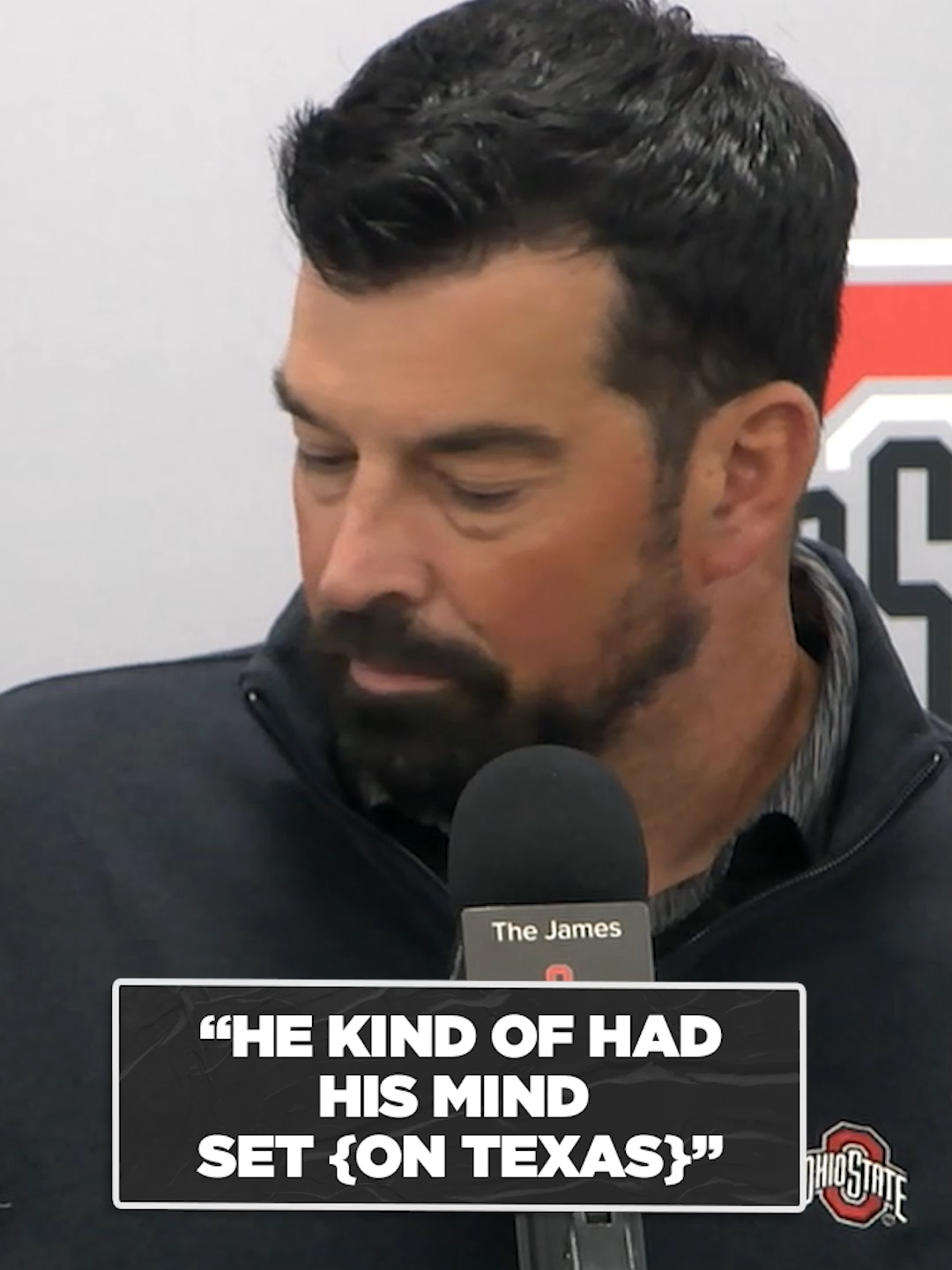 Ohio State's Ryan Day was asked about if he talked to Arch Manning during his recruiting process #cfb #cfbonfox #ryanday #archmanning #ohiostate #texas