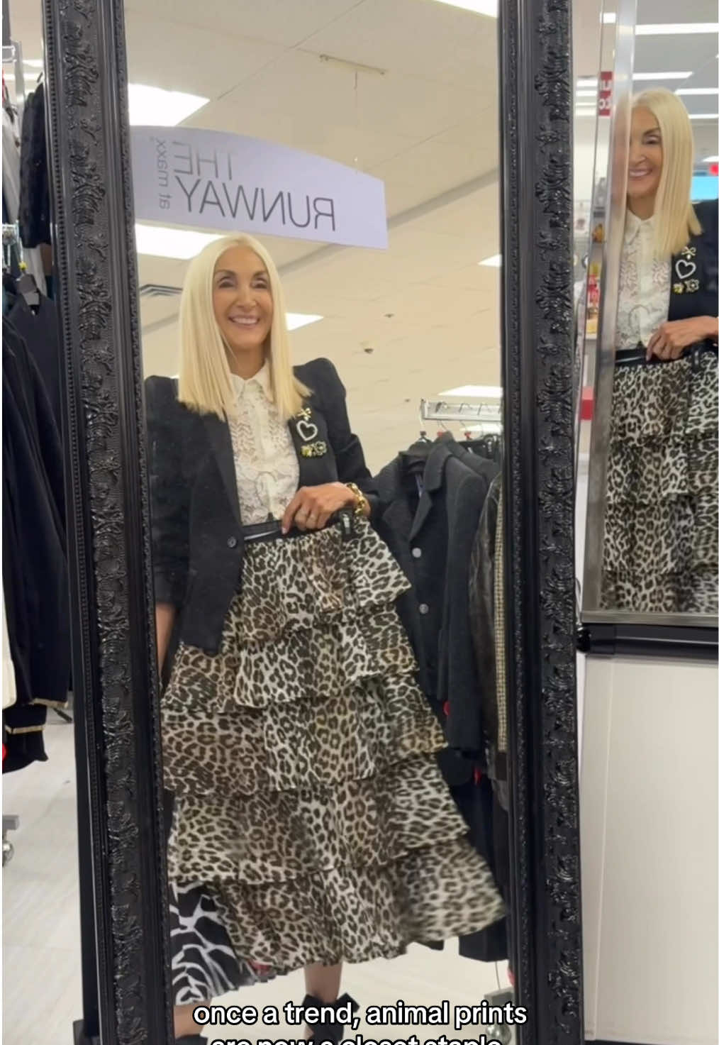 come celebrate 20 years of the Runway at tjmaxx all season long 💜🥳 @ROBBIN DOWER #tjmaxxpartner #fallfashion 