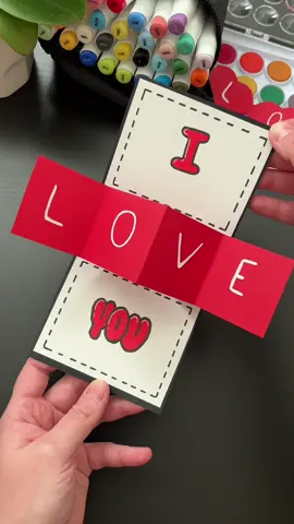 Make a simple, cute anniversary card 💌 Save for later & share your results in the comments! ✨ #anniversarygift #handmadegifts #giftforhim #giftforher 