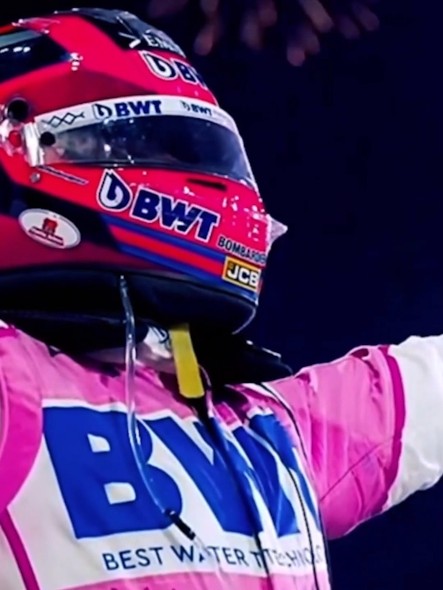 La sonrisa en mi rostro es por Checo Pérez... #F1 #checoperez