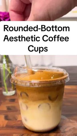 Deinfluence me :Aesthetic cups elevate your coffee…These rounded bottom plastic coffee cups were sold out a few weeks ago. Grab them while you can! #Drinkware #CoffeeTok #AestheticCoffee #coffee #Cups 