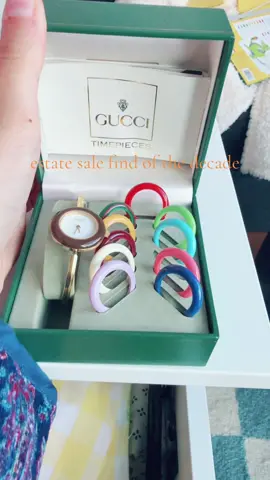 MY DREAMMMMM  #gucci #guccibezelwatch #estatesale 