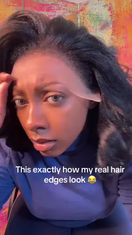 Real black girl edges .. #blackwomen #blackwomanwig 