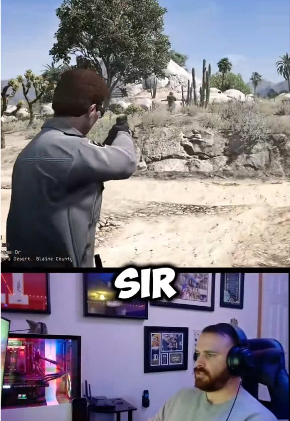Turns out…. He was hunting.. 🤣🤣 #fivem #gtarp #gta5 #gta6graphics #gtaviral 
