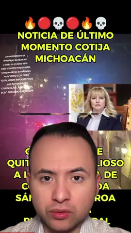 🚨Última Hora: Asesinan a presidenta municipal de Cotija Michoacán Yolanda Sánchez. Es la misma que fue privada de su libertad el año pasado.