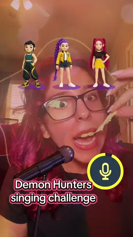 Demon hunters singing challenge #singing #demonhunter #kpopdemonhunters #huntrix 