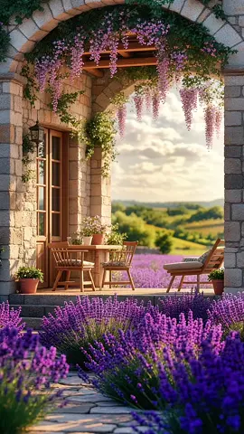 Lavender Garden حديقة الخزامى #nature #flowers #videobackground #livewallpaper #wallpaper 