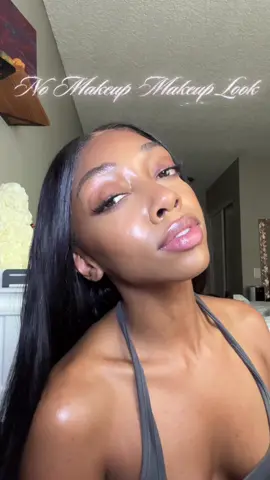 I think I perfected my no makeup makeup look 🫧🪽  #makeupforblackwomen #nomakeupmakeup #makeuptutorial #fyp 