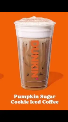 I did get a @Dunkin' pumpkin sugar cookie Iced coffee it is in the drink called 3 Punckin Swl 3 Varilla Shot Oa milk CldFn 1 Sgr with brown sugar on top my friends @G@Gillian (Taylor’s Version)nd @G@GhostRider22840my friends did pick me up at 12:30 when I finished working at dog daycare and then we go to Dunkin for lunch break and that way I get a drink  #dun#dunkinn#dunkindonuts