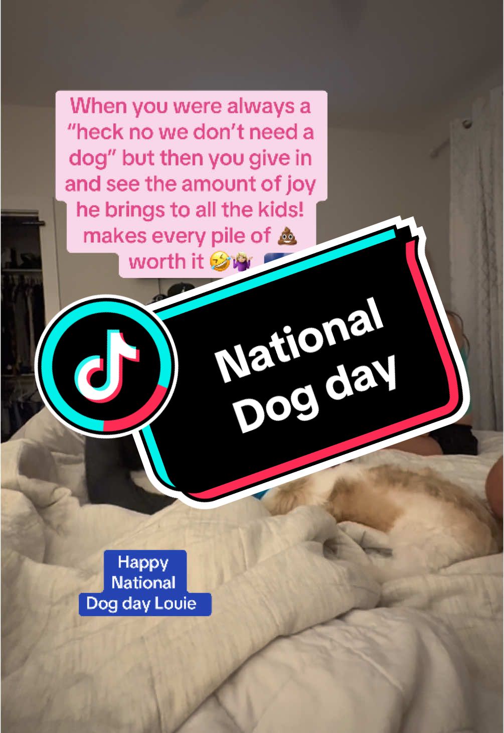 This is Your sign to give in and get the kids a dog… who am I? Lmao 🤣 #relatable @karson✝️ @Kloee slot #nationaldogday 