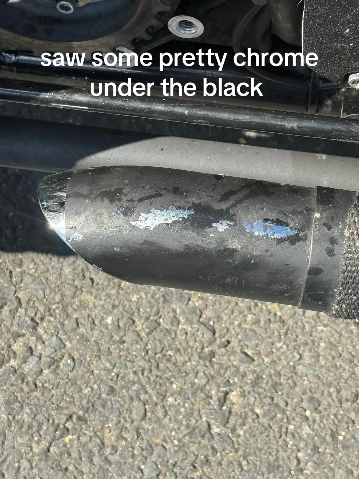 yes i covered the bike before spraying the stripper #sportster48 