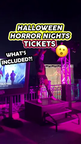Replying to @Char What’s Included During Halloween Horror Nights?! 😮👻(First Visit Ticket Tips) If you are visiting Halloween Horror Nights for the first time, here is everything that is included in an event ticket! This Halloween event is located during select nights at Universal Studios Florida during the evenings. Here are some first time visit tips! The HHN tickets include entry into all of the haunted houses, scare zones, Nightmare Fuel show, and select rides! These are all activities you can do during the night at Halloween Horror Nights! Are you visiting Halloween Horror Nights this year?! #halloweenhorrornights #halloween #themepark #hhn #horrornights @Halloween Horror Nights @Universal Orlando Resort 